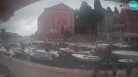Veli Lošinj - Port i kościół