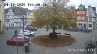 Wetzlar - Domplatz, Schillerplatz, Panorama