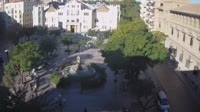 Huesca - Fuente de las Musas en la Plaza de Navarra