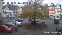 Wetzlar - Domplatz, Schillerplatz, Panorama