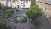 Huesca - Fuente de las Musas en la Plaza de Navarra