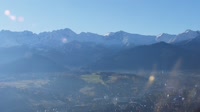 Panorama de Zakopane y las montañas Tatra