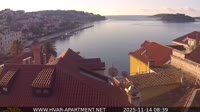 Hvar - Vue sur la baie