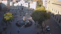 Huesca - Fuente de las Musas en la Plaza de Navarra