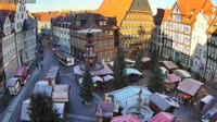 Hildesheim - Marktplatz, Hütte, Universität