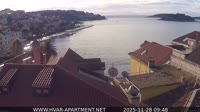 Hvar - Vista a la bahía