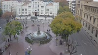Huesca - Fuente de las Musas en la Plaza de Navarra