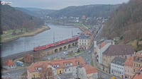 Königstein - Rzeka Elbe