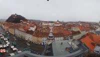 Graz - Hauptplatz, Schlossberg