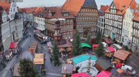 Hildesheim - Marktplatz, Hütte, Universität