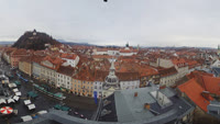 Graz - Hauptplatz, Schlossberg