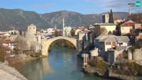 Mostar - Old Bridge and Neretva river