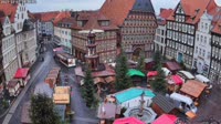 Hildesheim - Marktplatz, Hütte, Universität