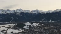 Panorama de Zakopane y las montañas Tatra