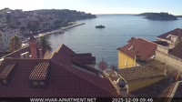 Hvar - Vue sur la baie