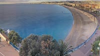 Nizza - Promenade des Anglais, Spiaggia