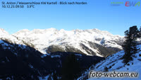 St. Anton am Arlberg - Blick nach Norden
