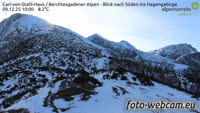 Berchtesgadener Alpen - Blick nach Süden ins Hagengebirge