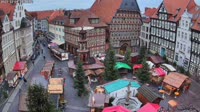 Hildesheim - Marktplatz, Hütte, Universität