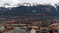 Insbrukas - miesto panorama