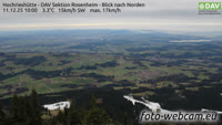 Samerberg - Hochrieshütte - Blick nach Norden