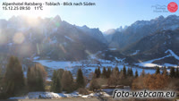 Toblach - Alpenhotel Ratsberg - Blick nach Süden