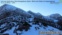 Berchtesgadener Alpen - Blick nach Süden ins Hagengebirge