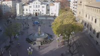 Huesca - Fuente de las Musas en la Plaza de Navarra