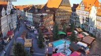 Hildesheim - Marktplatz, Hütte, Universität