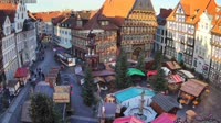 Hildesheim - Marktplatz, Hütte, Universität