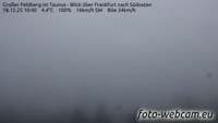 Großer Feldberg - Blick über Frankfurt nach Südosten