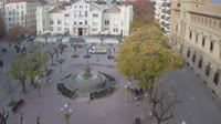 Huesca - Mūzų fontanas Plaza de Navarra