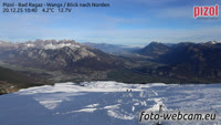 Bad Ragaz - Pizol - Blick nach Norden