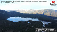 Grainau - Blick über den Eibsee nach Norden