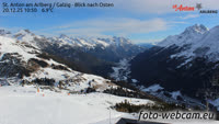 St. Anton am Arlberg / Galzig - Blick nach Osten