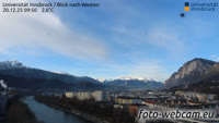 Innsbruck - Universität - Blick nach Westen