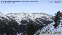St. Anton am Arlberg - Blick nach Norden