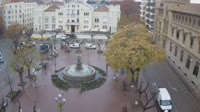 Huesca - Fontaine des Muses sur la Plaza de Navarra