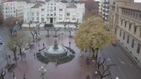 Huesca - Fuente de las Musas en la Plaza de Navarra