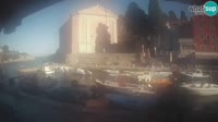 Veli Lošinj - Port i kościół