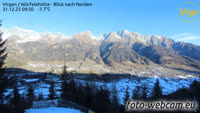 Virgen - Würfelehütte - Vue du nord