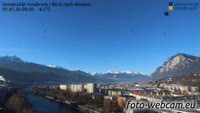 Innsbruck - Università - Vista panoramica