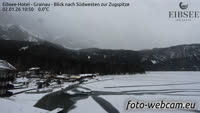 Grainau - Eibsee - Blick nach Südwesten zur Zugspitze