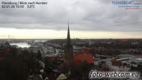 Flensburg - Blick nach Norden