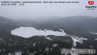 Grainau - Blick über den Eibsee nach Norden