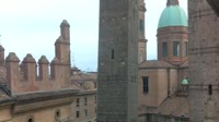 Bologna - Türme Garisenda und Asinelli
