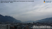 Innsbruck - Universität - Blick nach Nordosten ins Unterinntal