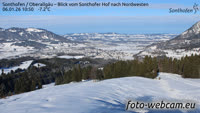 Sonthofen - Oberallgäu - Vue vers le nord-ouest