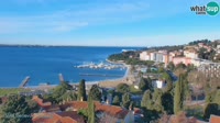 Portorož - Blick auf den Strand