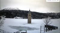 Graun im Vinschgau - Reschensee - Kirchturm